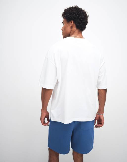 ASOS DESIGN - T-shirt oversize à motif football USA - Blanc, 5 de 5