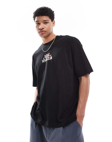ASOS DESIGN - T-shirt oversize à motif grunge - view 1