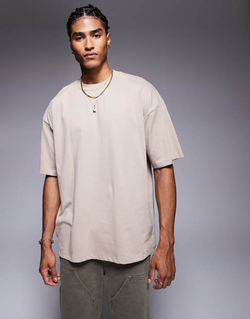 ASOS DESIGN - T-shirt oversize à motif New York - Beige , 2 de 4