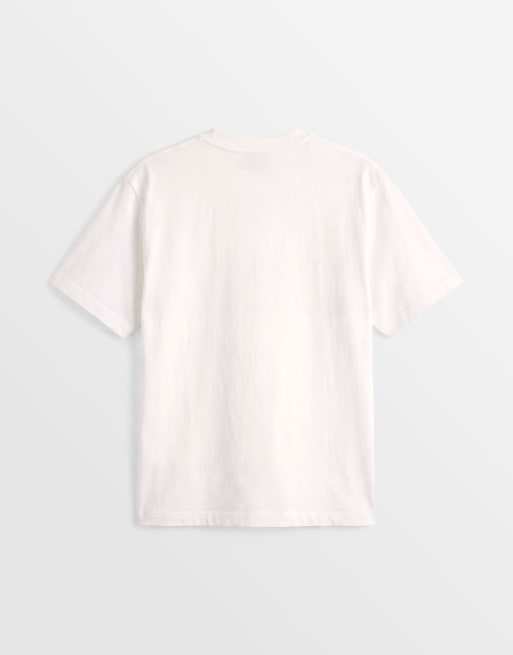 ASOS DESIGN - T-shirt oversize avec imprimé autocollants fruits - Blanc, 6 de 7