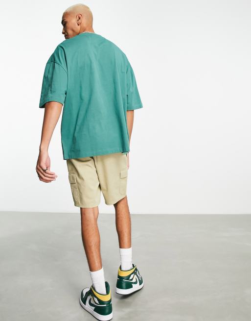 ASOS DESIGN - T-shirt oversize avec imprimé Golfers Paradise à l'avant - Vert, 2 de 4