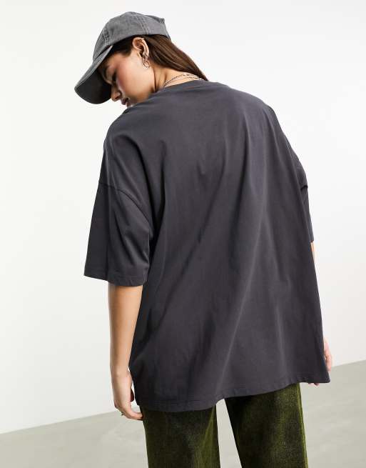 ASOS DESIGN - T-shirt oversize avec imprimé Sonic Youth sous licence - Anthracite, 3 de 4