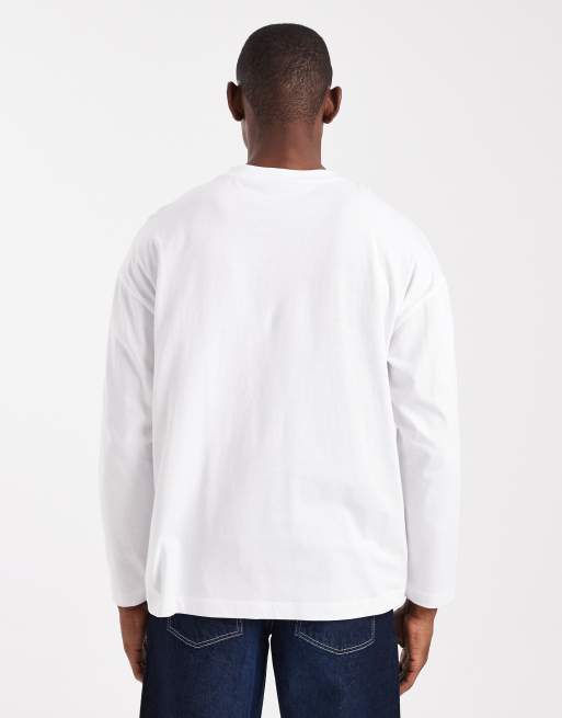 ASOS DESIGN - T-shirt oversize avec imprimé taco sur le devant - Blanc, 3 de 5