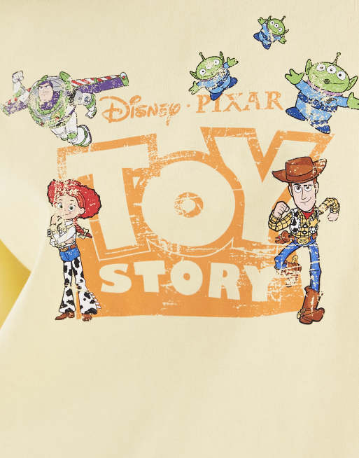 ASOS DESIGN - T-shirt oversize avec imprimé Toy Story - Jaune babeurre, 3 de 4