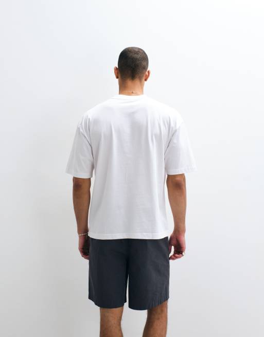 ASOS DESIGN - T-shirt oversize avec inscription griffonnée - Blanc, 5 de 5