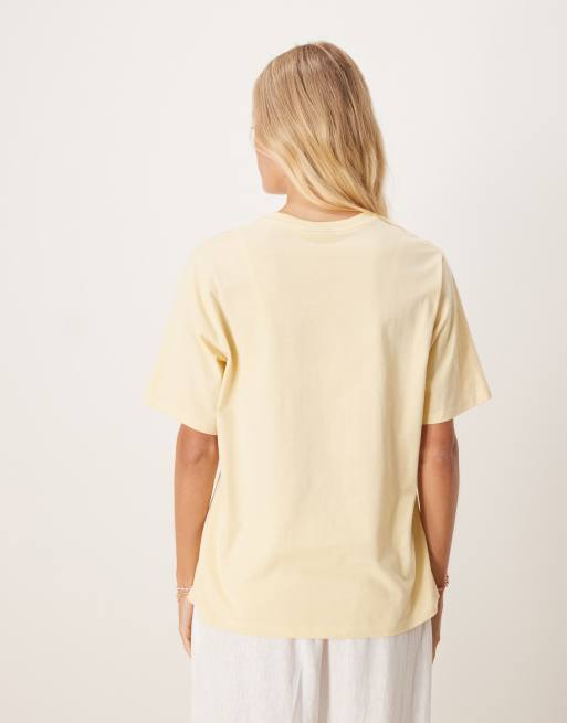 ASOS DESIGN - T-shirt oversize avec motif Pina Colada en relief - Babeurre, 3 de 4