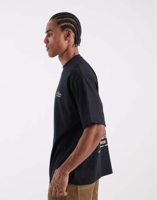 ASOS DESIGN - T-shirt oversize avec motif plage - Noir, 5 de 5