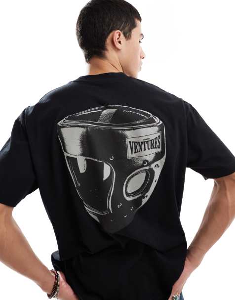 ASOS DESIGN - T-shirt oversize avec motif sport mécanique - Noir - view 1