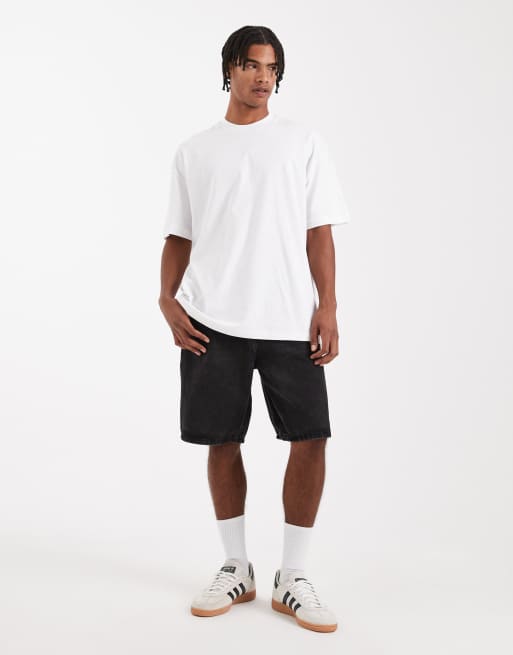 ASOS DESIGN - T-shirt oversize bianca con scritta stampata sul retro , 2 di 5