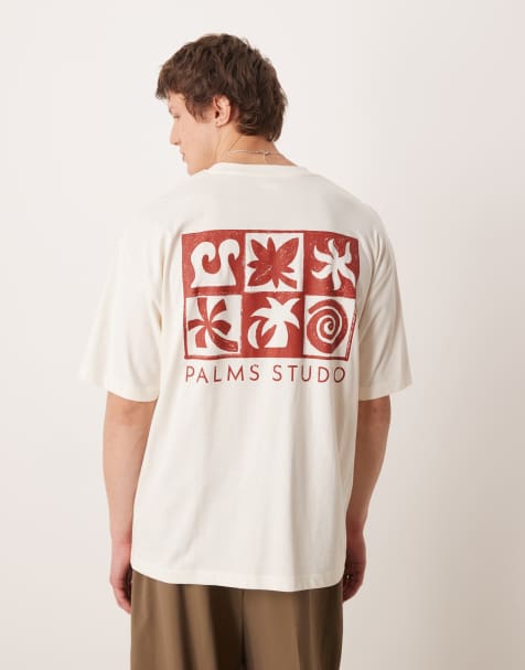ASOS DESIGN - T-shirt oversize color bianco sporco con grafica "High Summer" - view 1