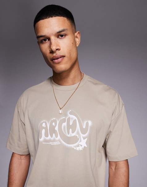ASOS DESIGN - T-shirt oversize coupe carrée à inscription graphique - view 1