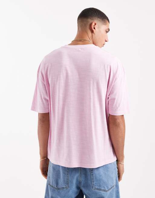 ASOS DESIGN - T-shirt oversize coupe carrée en tissu texturé avec imprimé au dos, 4 de 4