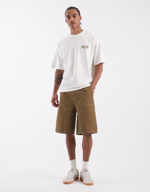 ASOS DESIGN - T-shirt oversize crema con grafica di dragone di Saigon, 2 di 5