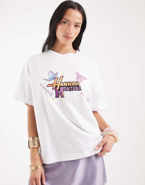 ASOS DESIGN - T-shirt oversize Disney con stampa di Hannah Montana - view 1