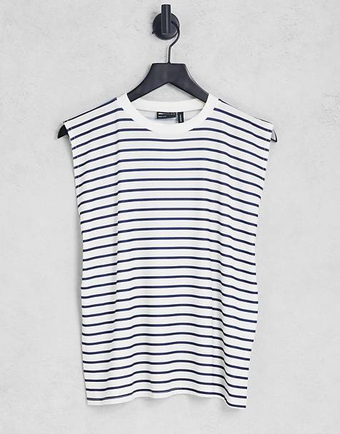 sconto 79% Positive T-shirt Blu navy/Bianco/Rosa L MODA DONNA Camicie & T-shirt T-shirt Uncinetto 