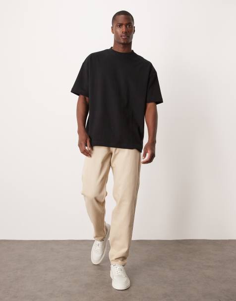 ASOS DESIGN - T-shirt oversize épais - Noir - view 1