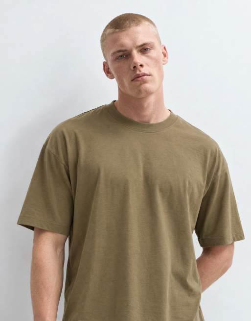 ASOS DESIGN t-shirt oversize épais vert foncé, 10 de 10