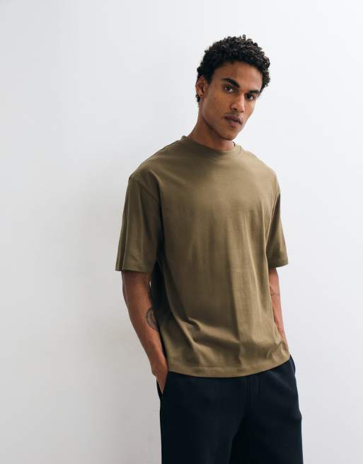 ASOS DESIGN t-shirt oversize épais vert foncé, 3 de 10