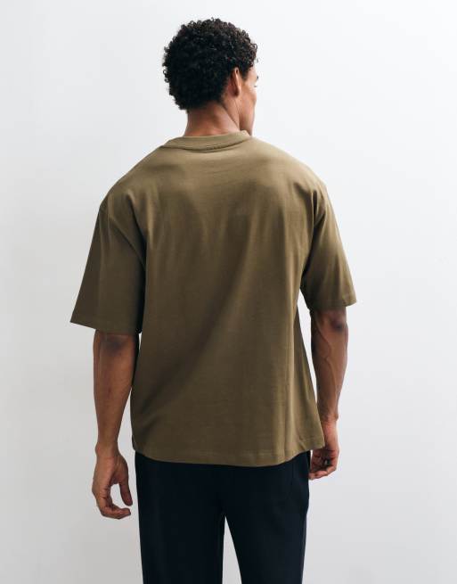 ASOS DESIGN t-shirt oversize épais vert foncé, 5 de 10
