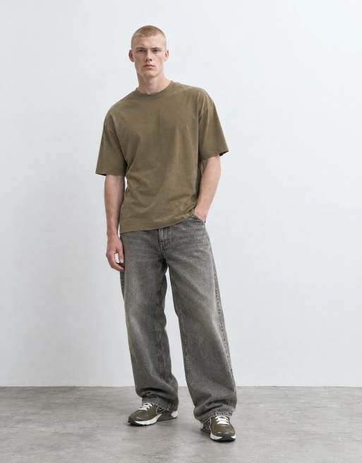 ASOS DESIGN t-shirt oversize épais vert foncé, 6 de 10