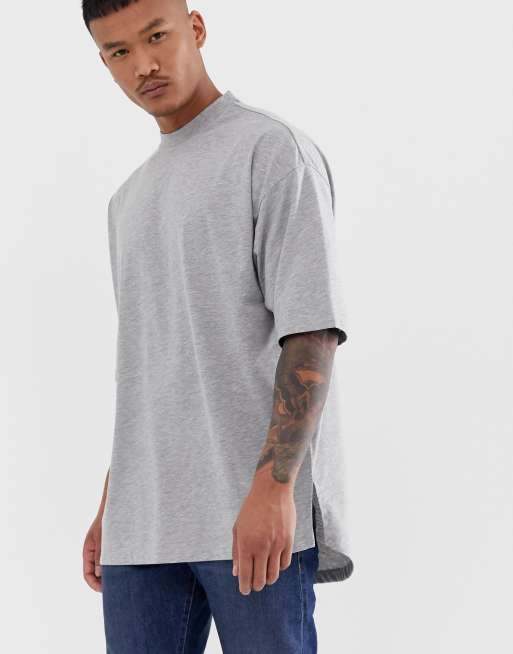 ASOS - T-shirt long fendu sur les côtés