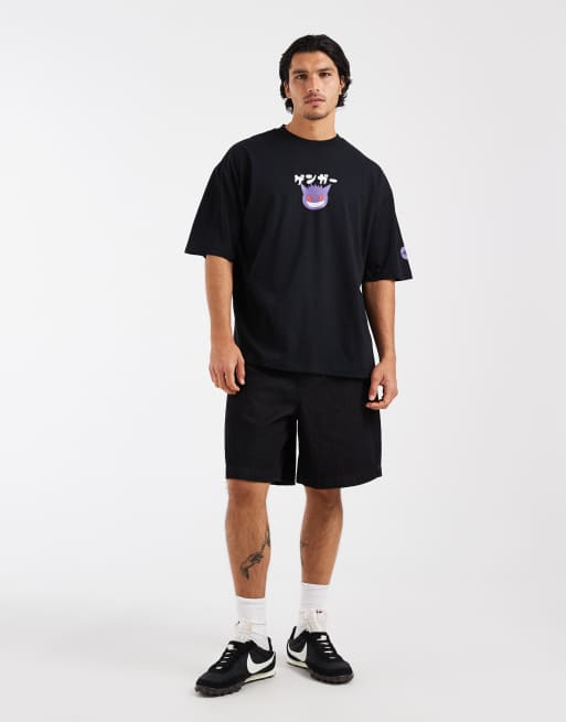 ASOS DESIGN - T-shirt oversize nera con stampa "Pokémon Gengar", 2 di 5