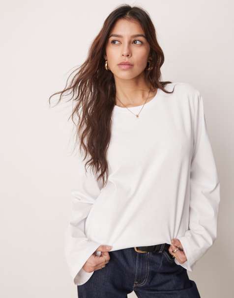 ASOS DESIGN - T-shirt oversize pesante color avorio - view 1