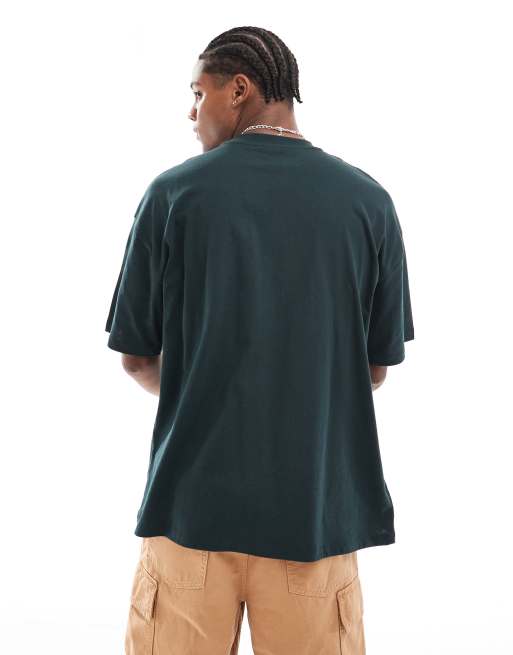 ASOS DESIGN - T-shirt oversize verde con stampa "Paraiso" sul davanti, 2 di 4