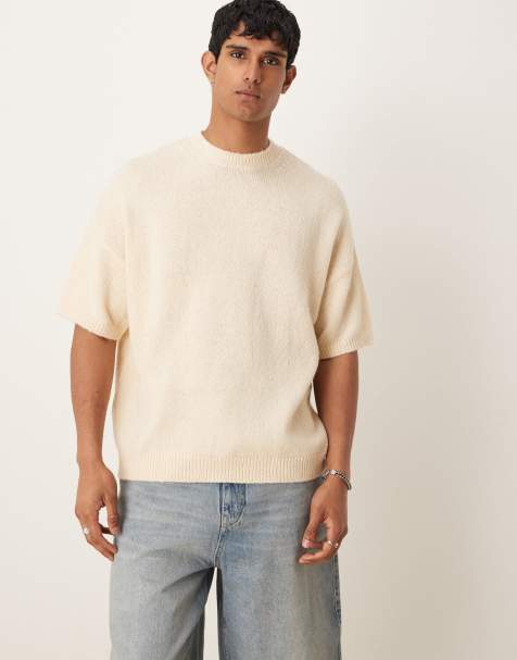 ASOS DESIGN – T-shirt oversize w kolorze khaki - view 1