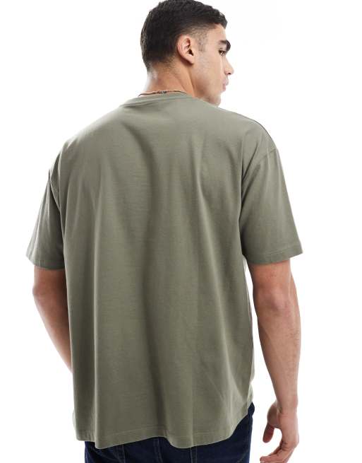 ASOS DESIGN – T-shirt oversize w kolorze khaki, 2 z 4