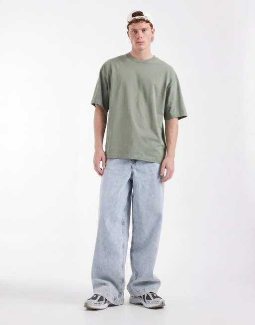 ASOS DESIGN – T-shirt oversize w kolorze khaki, 2 z 5