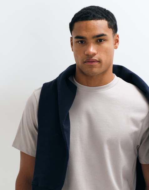 ASOS DESIGN T-shirt pesante color pietra - view 1