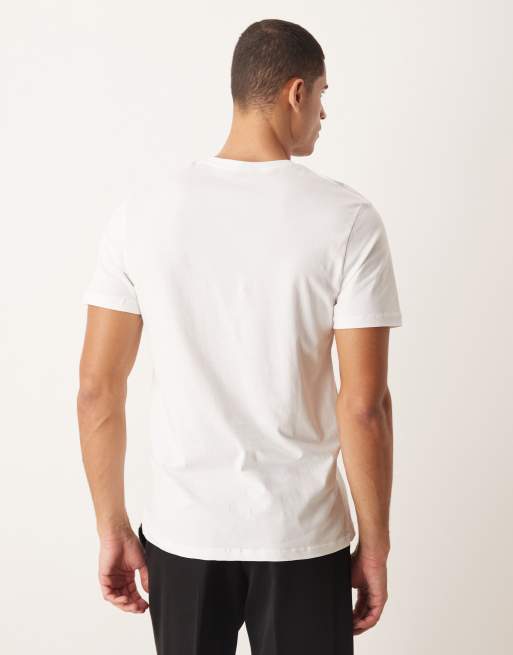 ASOS DESIGN - T-shirt premium regular fit in cotone Supima® bianco, 3 di 5