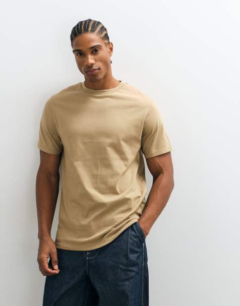 ASOS DESIGN - T-shirt ras de cou en tissu épais - Vert - view 1
