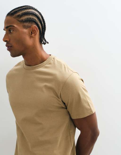 ASOS DESIGN - T-shirt ras de cou en tissu épais - Vert, 5 de 5