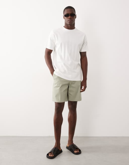 ASOS DESIGN t-shirt regular fit bianca testurizzata, 2 di 5