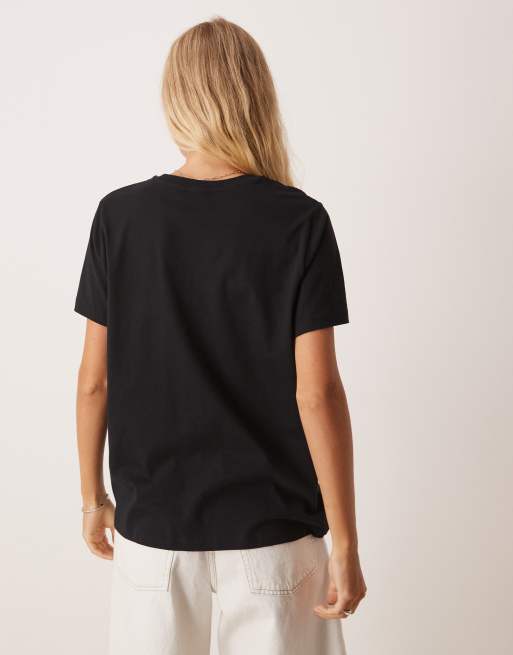 ASOS DESIGN - T-shirt regular fit nera stampa grafica Austin Texas Cowboy, 4 di 4