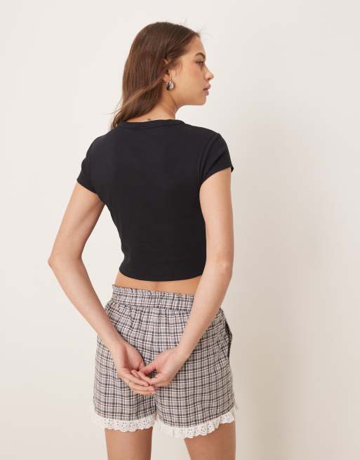 ASOS DESIGN - T-shirt ristretta nera con stampa "Chicago" e tigre, 3 di 4