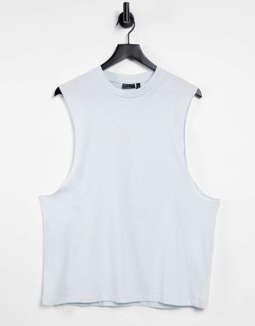 Asos Design T Shirt Sans Manches Décontracté à Emmanchures Larges