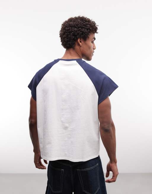 ASOS DESIGN - T-shirt squadrata oversize bianco sporco con grafica di cavallo