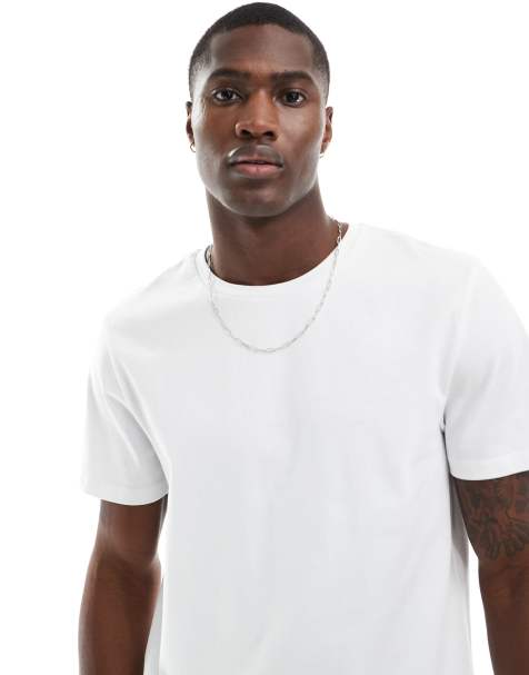 ASOS DESIGN - T-shirt squadrata pesante bianca - view 1