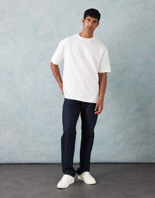 ASOS DESIGN - T-shirt super oversize pesante bianca , 2 di 5