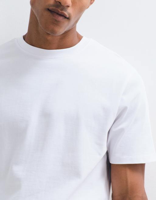 ASOS DESIGN T-shirt super pesante bianca, 4 di 5