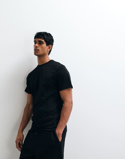 ASOS DESIGN - T-shirt très épais - Noir - view 1