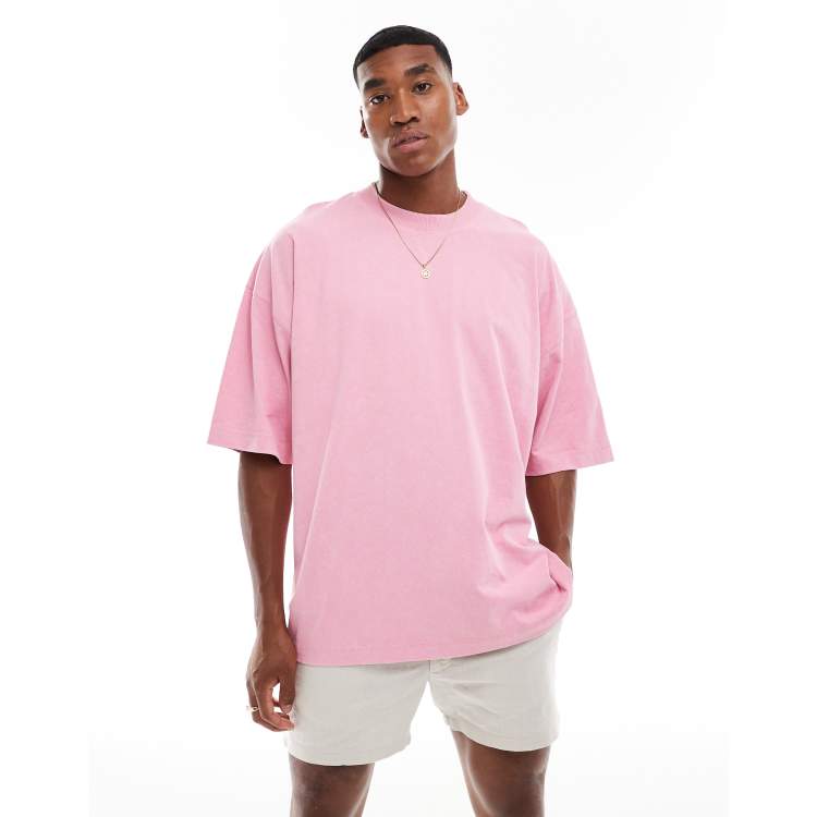 ASOS DESIGN T-shirt ultra oversize Rose délavé ASOS