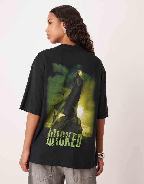 ASOS DESIGN - T-shirt unisexe oversize avec imprimé Wicked - Noir - view 1