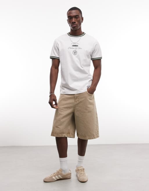 ASOS DESIGN - T-shirt vestibilità classica bianca con grafica, 2 di 5