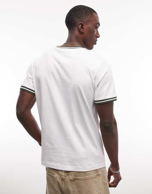 ASOS DESIGN - T-shirt vestibilità classica bianca con grafica, 5 di 5