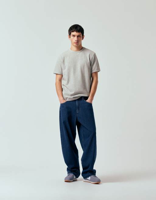 ASOS DESIGN - T-shirt vestibilità classica in bouclé grigio mélange , 3 di 5