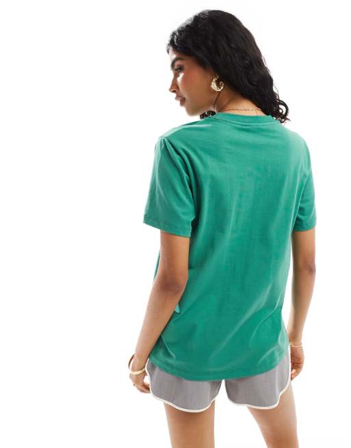 ASOS DESIGN - T-shirt vestibilità classica verde con grafica "Daddy I Love Him", 4 di 4